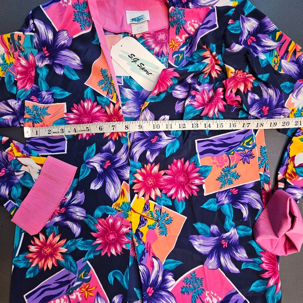 Vintage SG Sport Floral Blouse